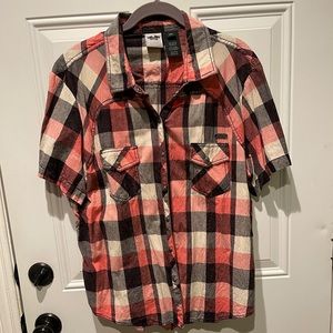 Harley Davidson Women’s Plaid Button Down Shirt